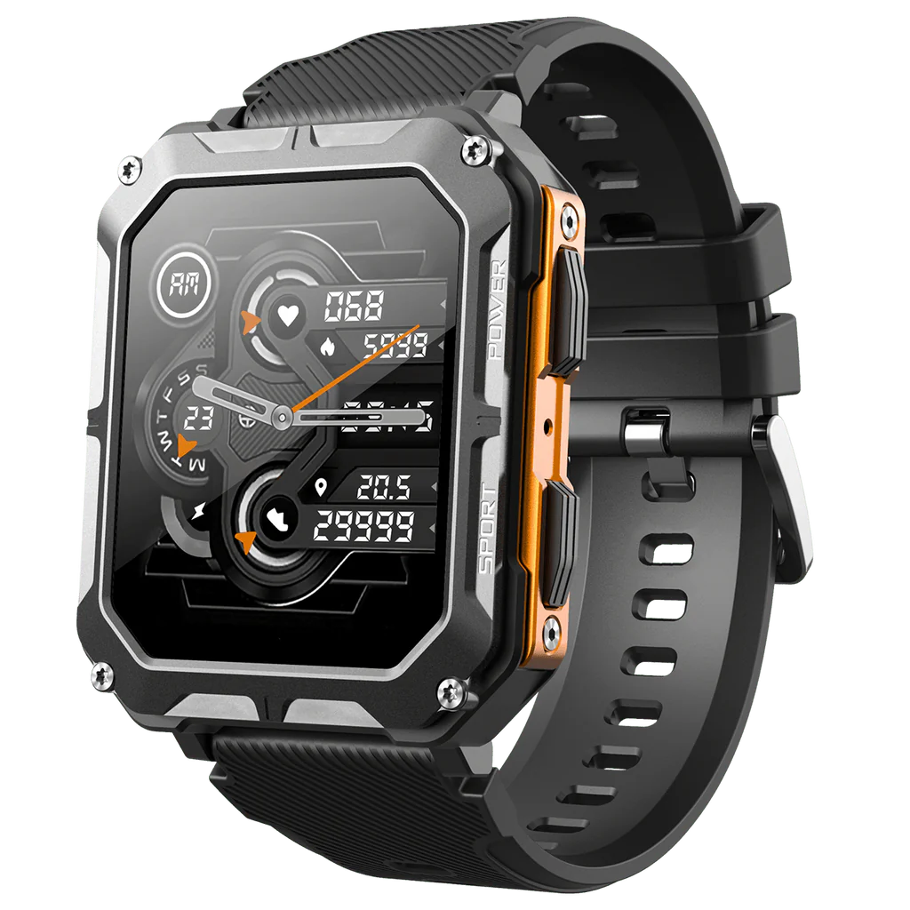 SteelGuard X - Montre Connectée Indestructible