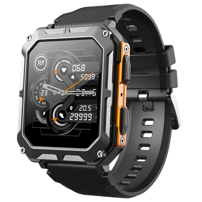 SteelGuard X - Montre Connectée Indestructible