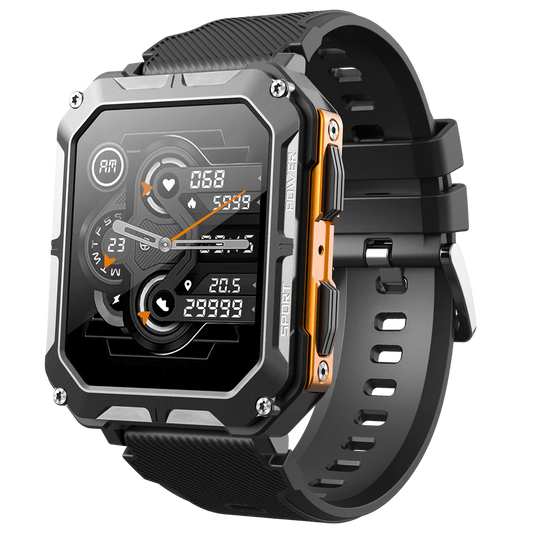 SteelGuard X - Montre Connectée Indestructible
