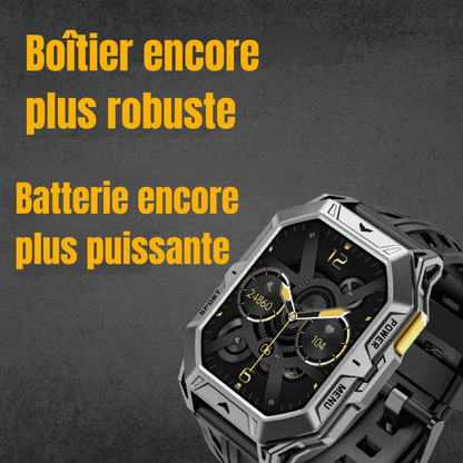 SteelGuard - Montre Connectée Robuste