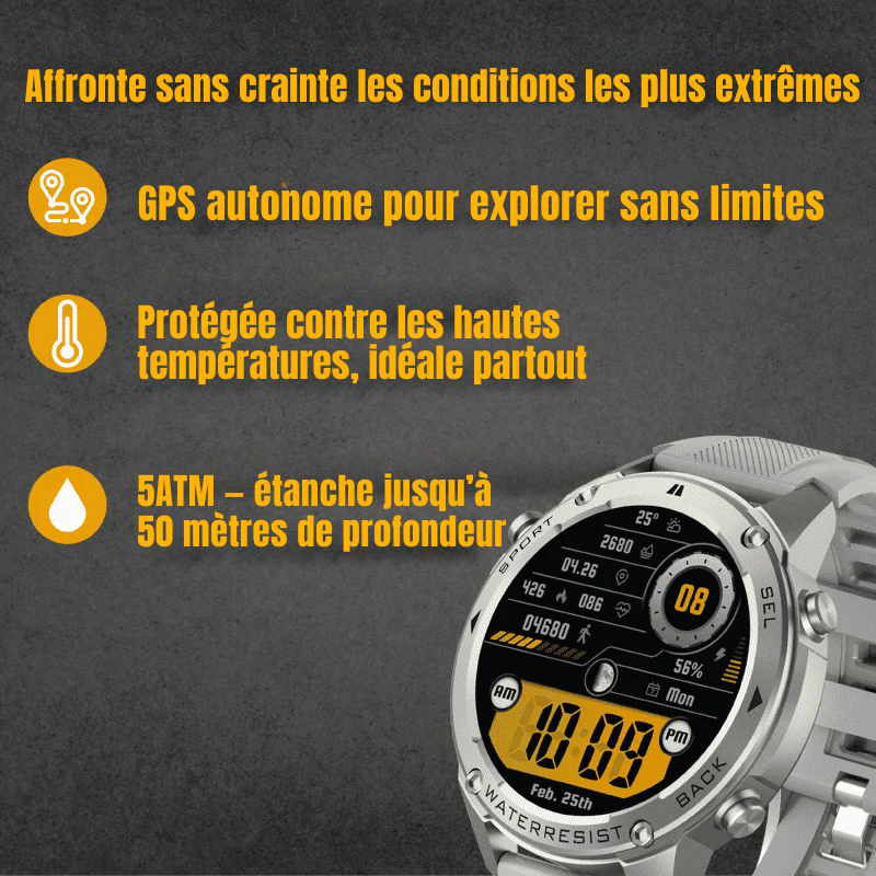 IronCore - Montre Connectée GPS