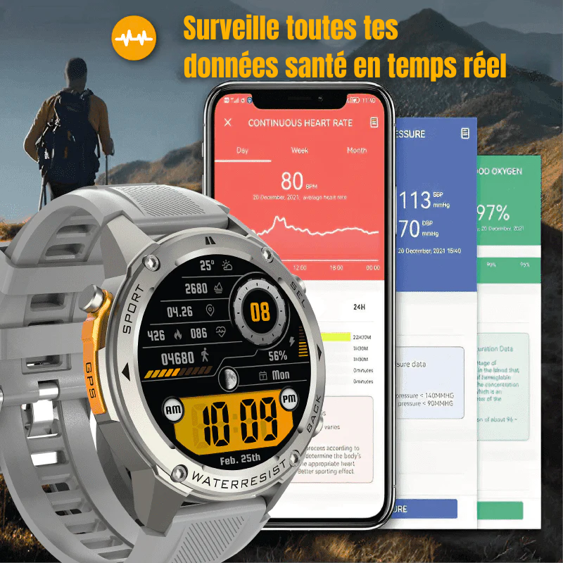 IronCore - Montre Connectée GPS