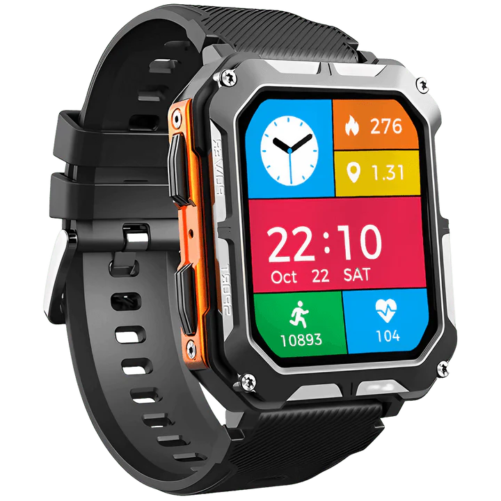 SteelGuard X - Montre Connectée Indestructible