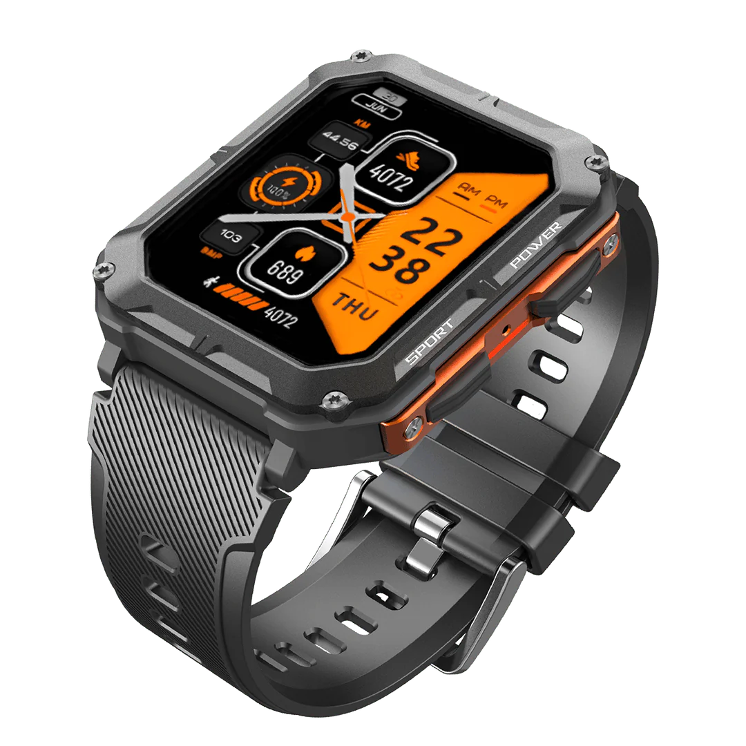 SteelGuard X - Montre Connectée Indestructible