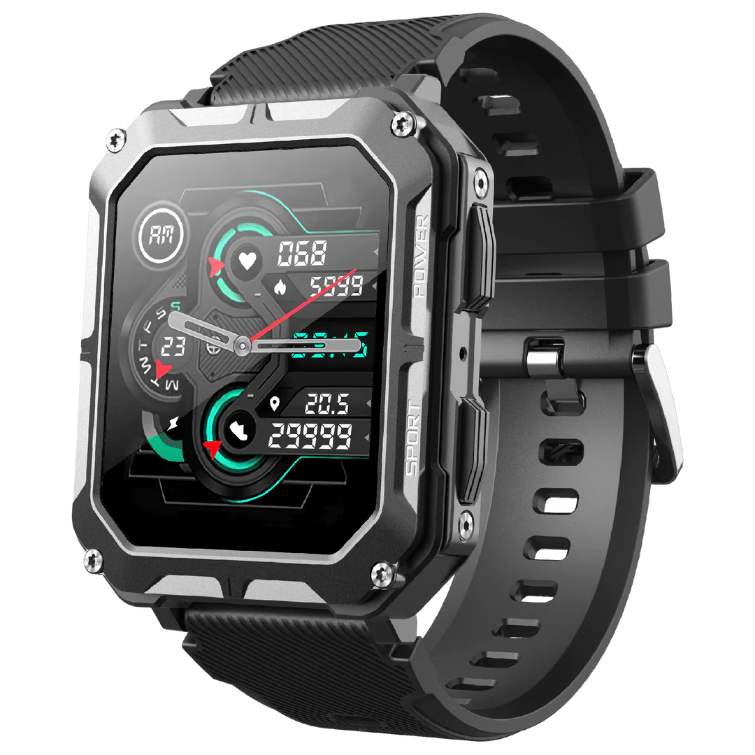 SteelGuard X - Montre Connectée Indestructible